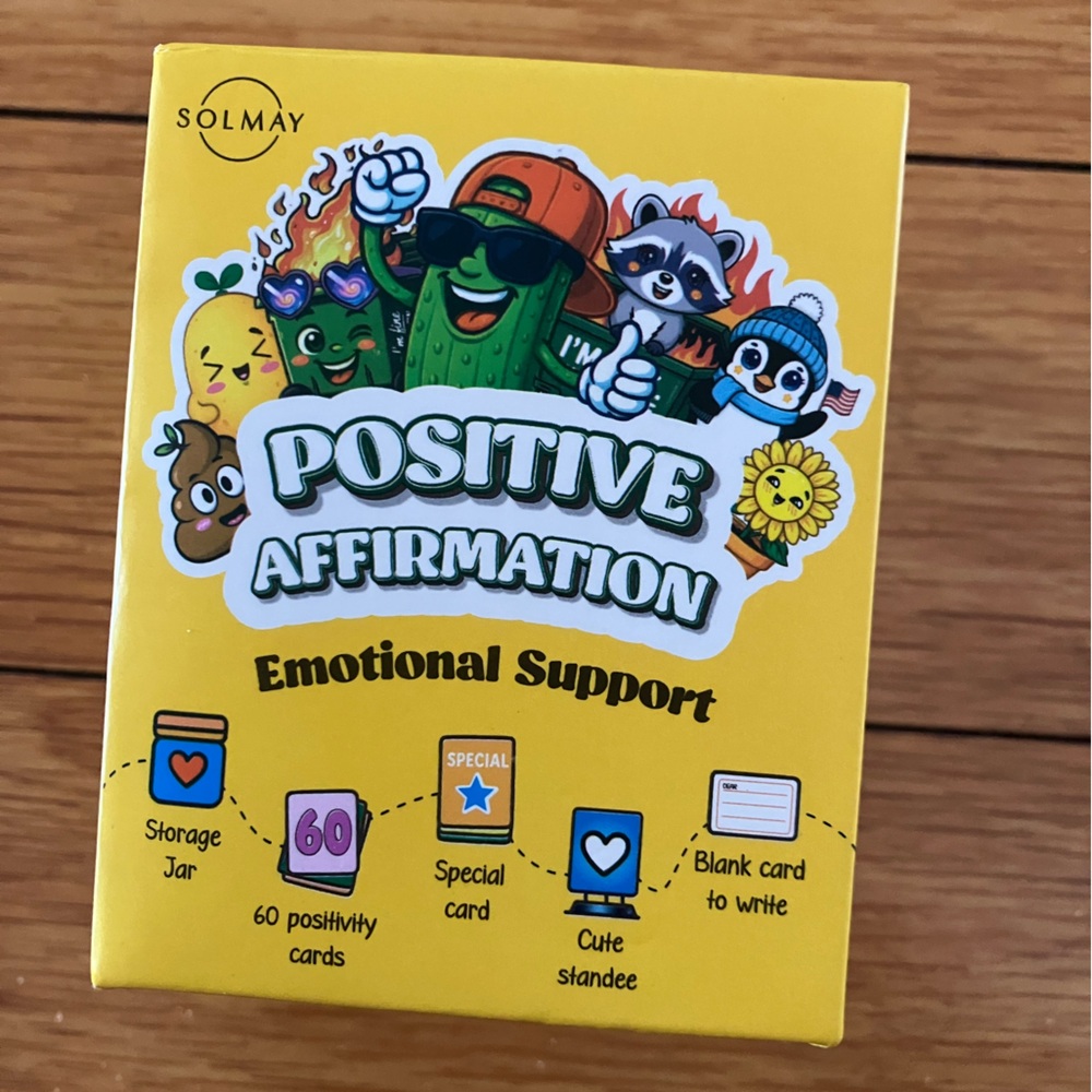 Solmay Positive Affirmation Pickle Card.
60 Pieces, NEW, Sealed